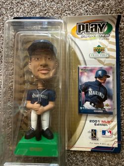 Ichiro Suzuki Play Makers 2001 Bobblehead Seattle Mariners MLB Upper Deck