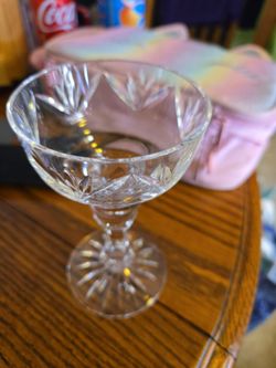 Pair of Cut Crystal Globe Votive Holders