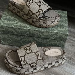 Gucci Platform Sandals Size 7.5 8 And 9