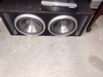 Kenwood Subs and amp