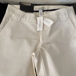 Banana Republic White Capris Size 2 New With Tags
