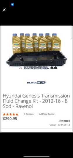 Hyundai Genesis Transmission Fluid Change Kit