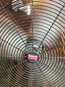 Dayton 30” 2 Speed Shop Fan with Pole Mount