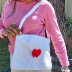 Crochet Love Letter Purse