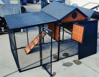 Casita para gallinas