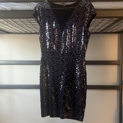 Glamorous Sequined Purple Formal Dress