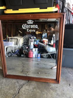 Corona beer mirror