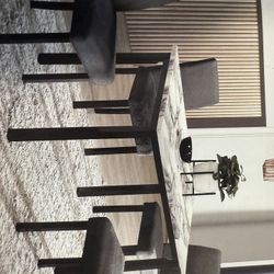 4 Chair Marmol Top Table Jb Furniture Baratero 