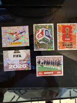 Panini FIFA World Cup Stickers FWC 00, 2, 5, 6, 13  - $5 each