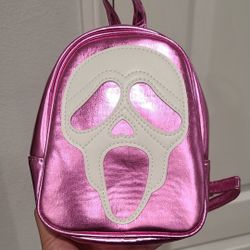 Mini Hot Pink Ghostface Backpack 