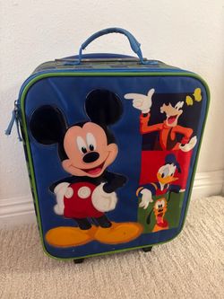 Disney Micky Mouse Goofy Kids Luggage Small