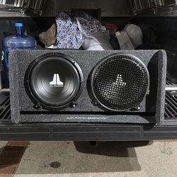 JL Audio 12 inch subwoofers  and enclosure