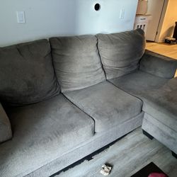 Ashley Furniture Grey Sectional Couch 