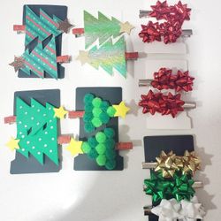 Christmas Handmade Hair Bows