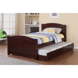 Twin Bed Frame With Trundle 