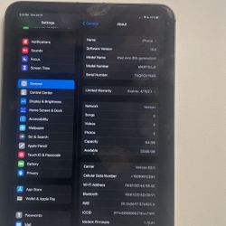 Verizon IPad Mini 6th Generation 64gb