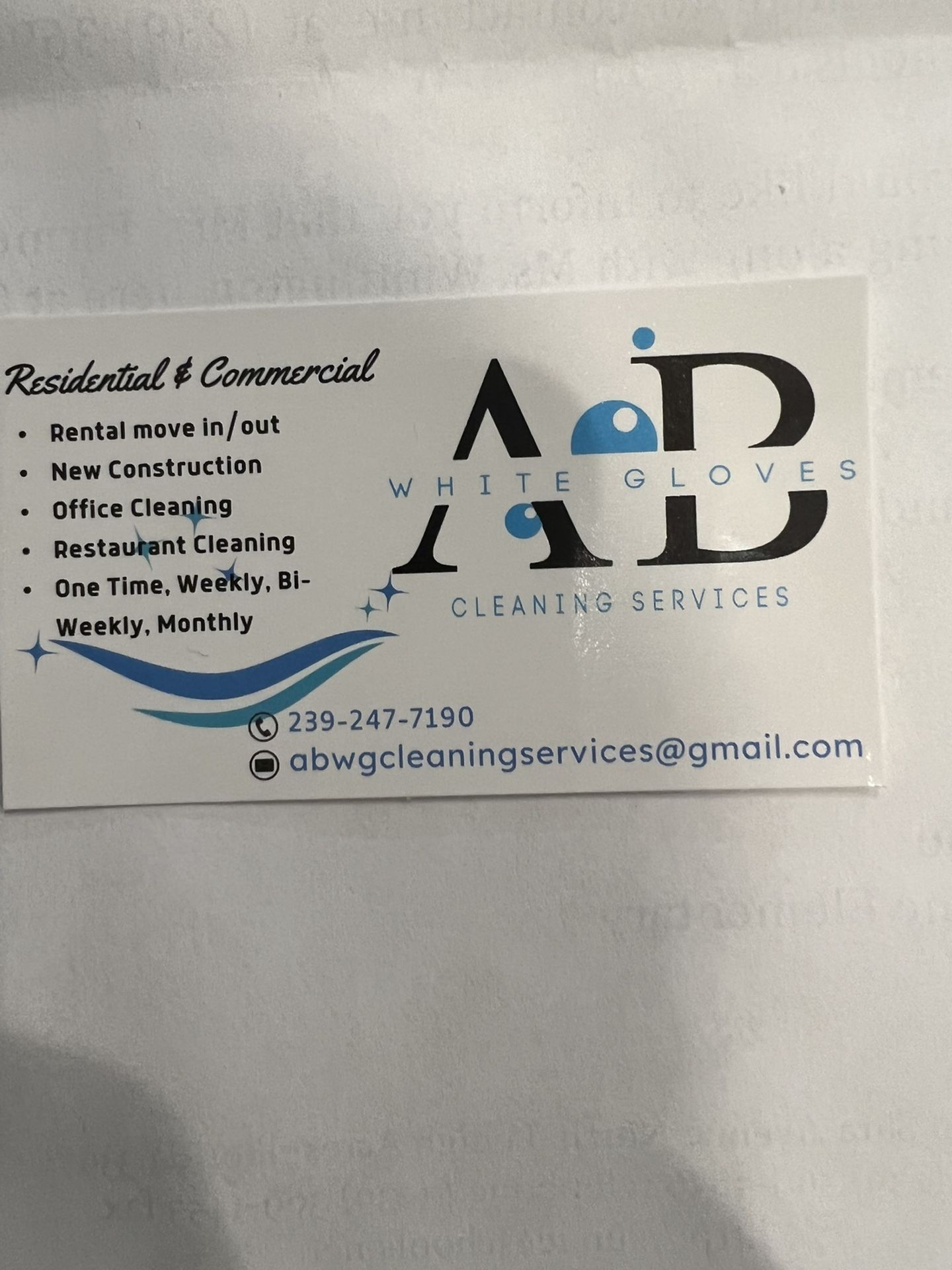 Cleaning