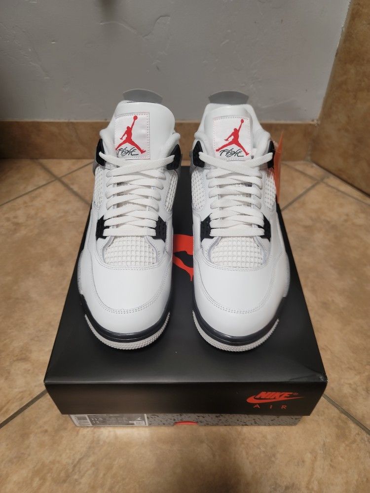 Jordan 4 Retro White Cement Size 11.5 Men