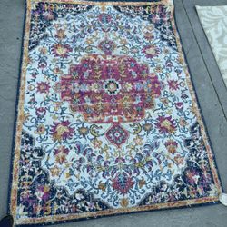 Colorful Persian resign rug 