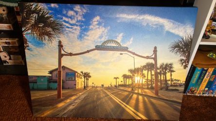 Flagler Beach Wall Decor Canvas Print
