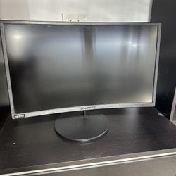 Sceptre C249W-1920RN 24" 1080p LED Curved Computer Monitor, Black