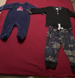 3-6 Months Old Outfit & Perry Ellis Onesie