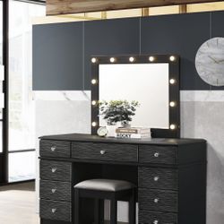 Brand New Vanity With Stool Set 