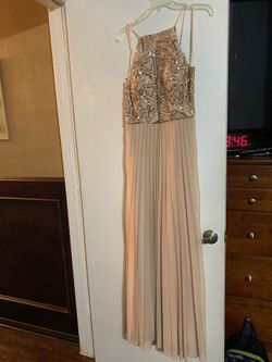 Prom dress blush pink size 8