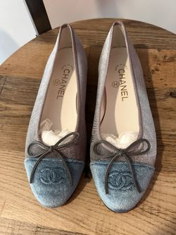 Shoes gray Chanel Size 37C