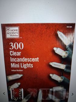 300 mini clear lights. 68 ft 6".