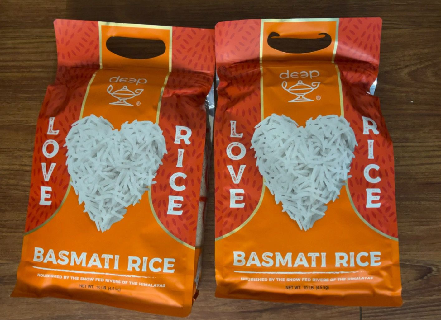 New Bag of Bismatti Rice Each 10 Lbs Each 10$ Firm I have 4 Bags