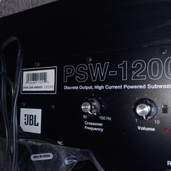 JBL  PSW-1200 Subwoofer