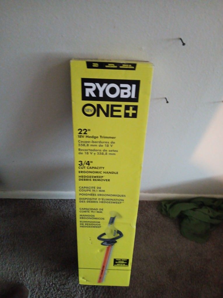 RYOBI HEDGE TRIMMERS NEW