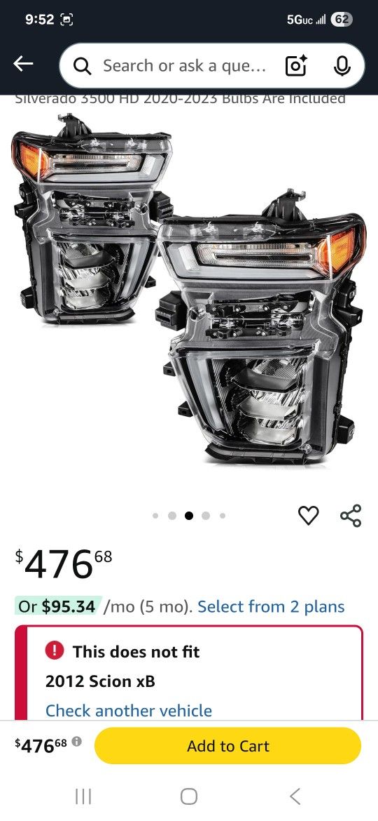 2024 Chevrolet Silverado 2500 Headlights