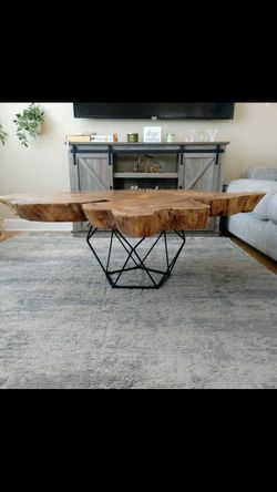 " a slice of nature" Live Edge coffee table