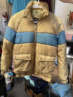 80’s Coat With Stripe Kids size 18 Adult size small