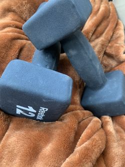 12 pound Reebok weights (2 of them)