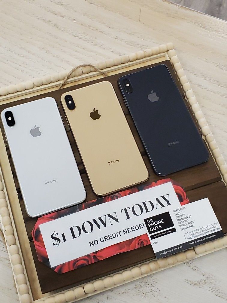 Apple IPhone X - $1 DOWN TODAY, NO CREDIT NEEDED