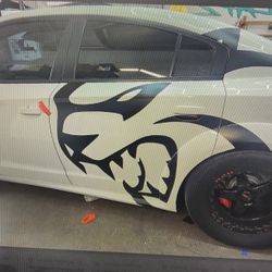 Jumbo Vinyl Wrap Decal For Dodge