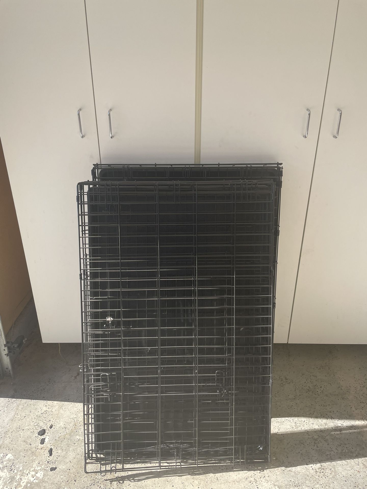 Two XL Dog Crates