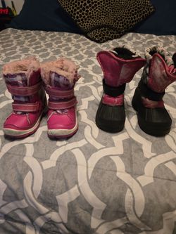 Toddler Girl Snow Boots Size 8T