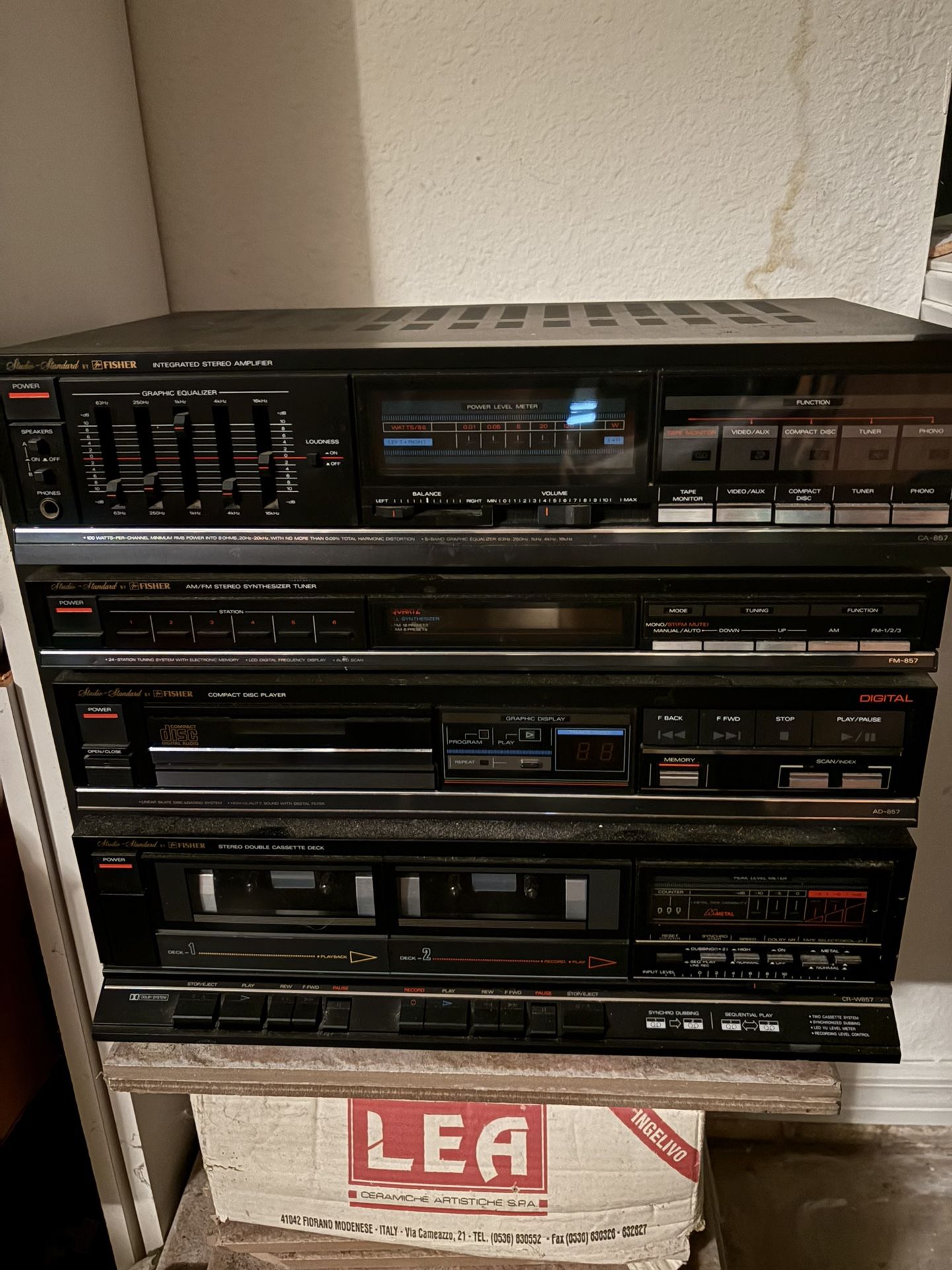 Fisher Stereo Tower