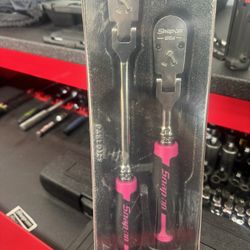 Snap On 2 Pc 3/8 Cynergy Flex Head Ratchet