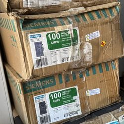 SIEMENS 100A Enclosed Switch 