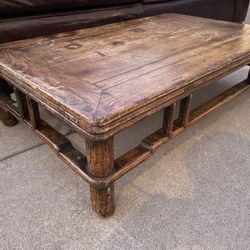 Antique Chinese Ming Shanxi Low Kang Table Tea Table Coffee Table