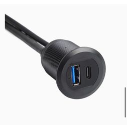 Type "C " & USB extension Easy installation  !! Android  & Apple" play compatible