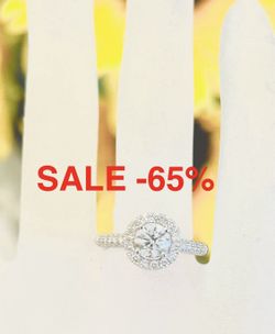 Engagement Ring Diamond Ring Natural Diamonds 💎 ❤️ Christmas 🎄 SALE-65% CHECKED & APPRAISED BY THE GEMOLOGICAL INSTITUTE NEW YORK SEE APPRAISAL