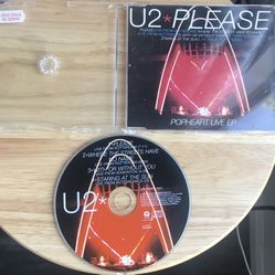 U2 PLEASE POPHEART LIVE EP UK
