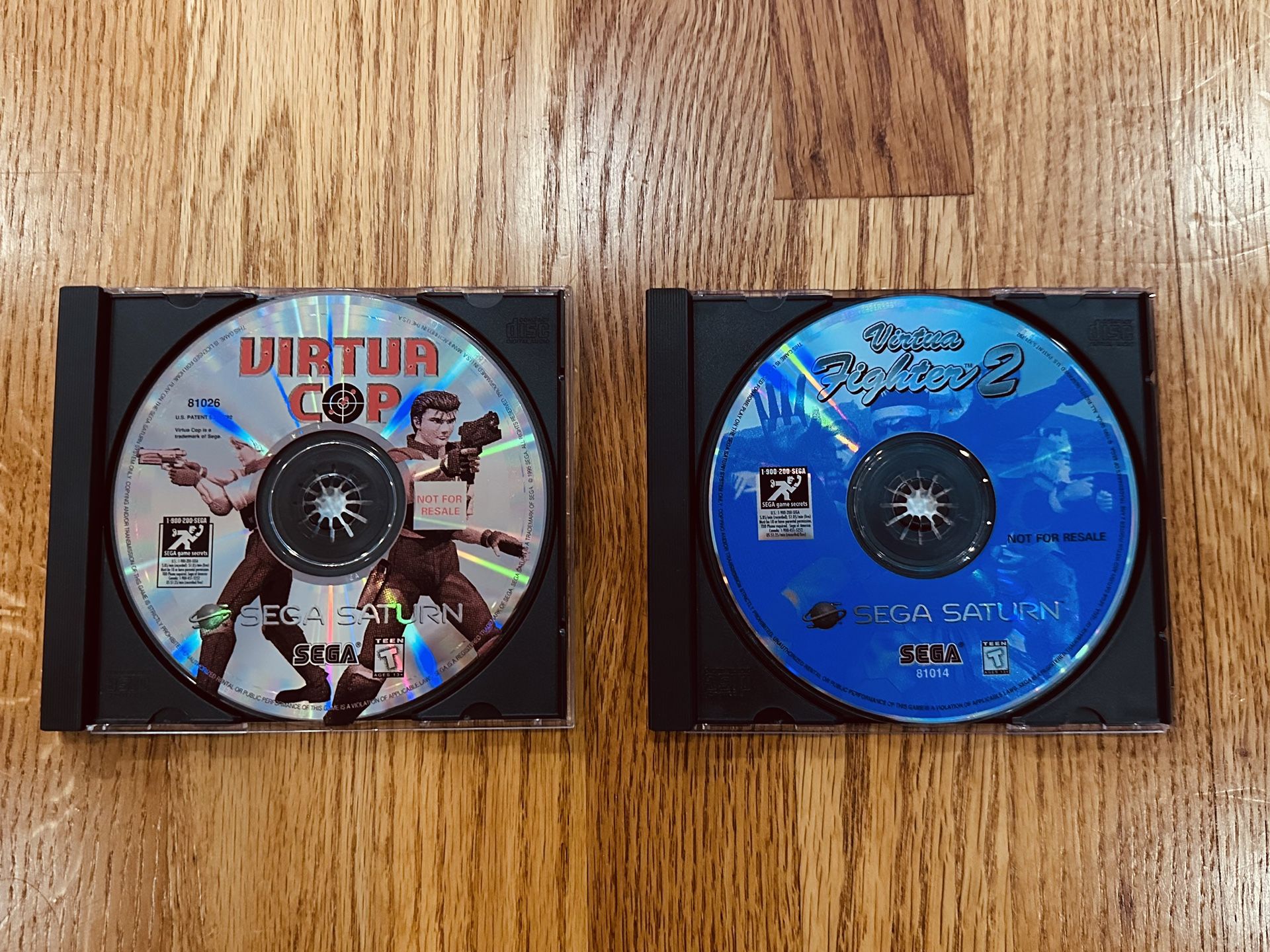 Virtua Fighter 2 & Virtua Cop - Sega Saturn - Disc Only
