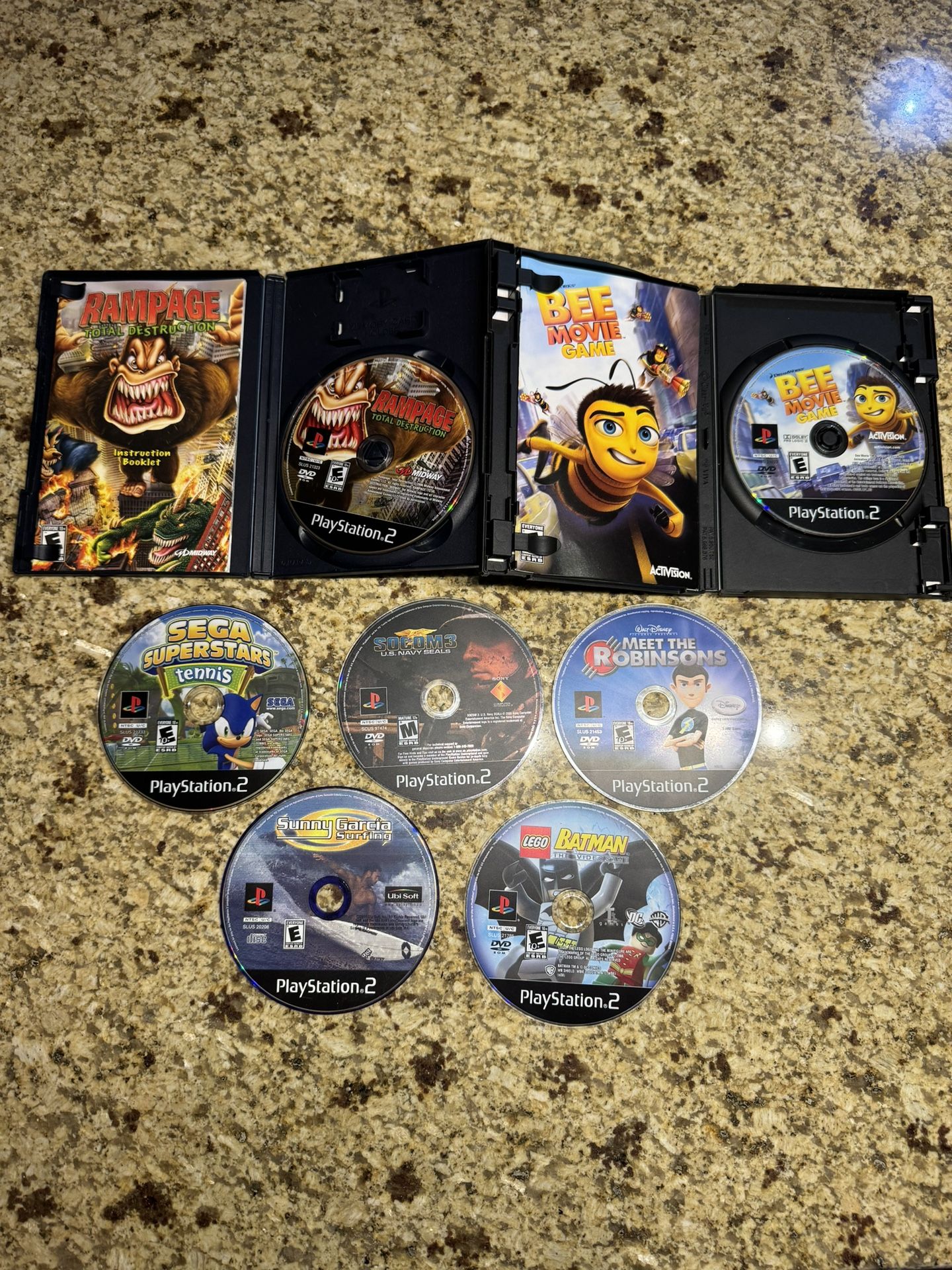 PlayStation 2 (PS2) Game Bundle - 7 Games
